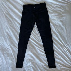 LULULEMON Wunder Under Full-Length Reversible Mid-Rise Leggings in Black